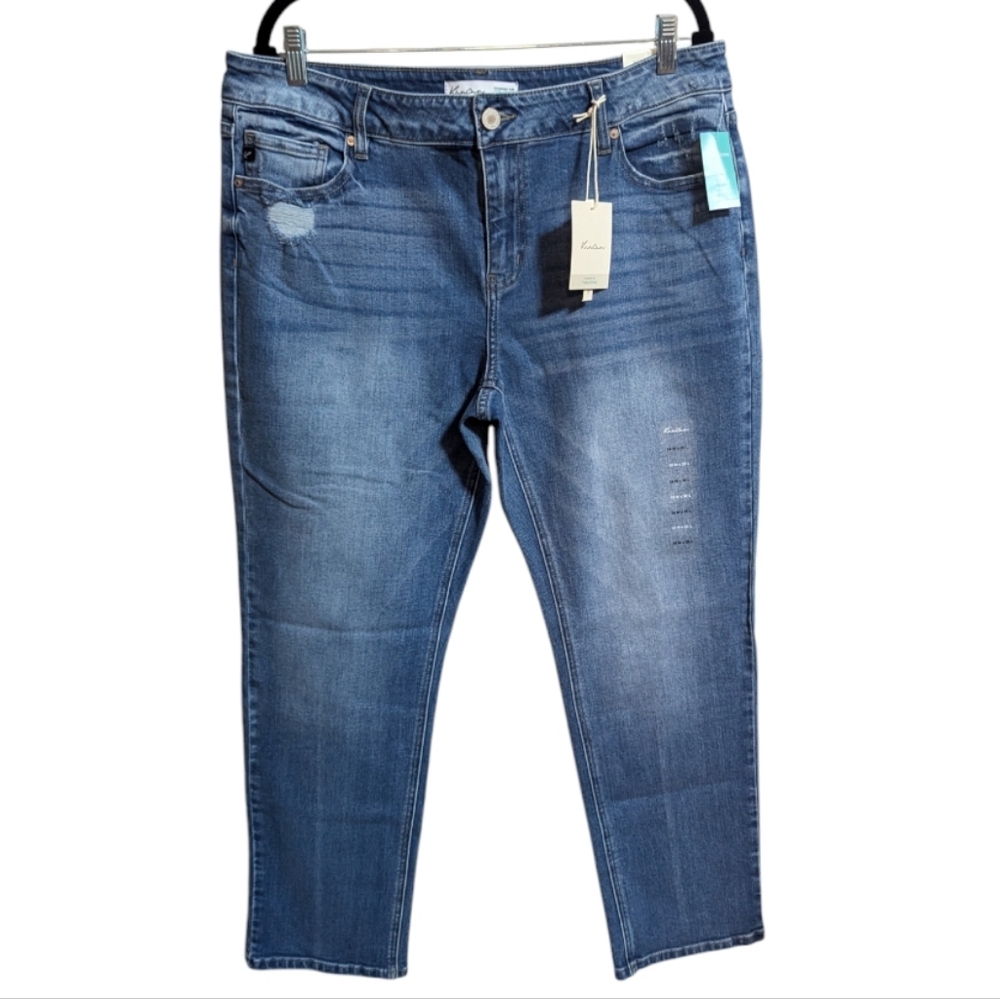 Kancan Maurices Women's distressed denim Blue Jeans 16 w-234